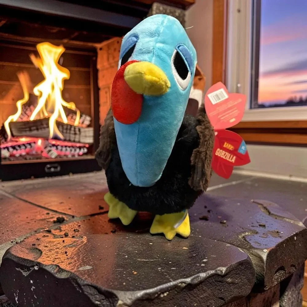 Gobzilla Plush Extra-Large + 2-in-1 Rip and Reveal Turkey & Antacid Dog Toys